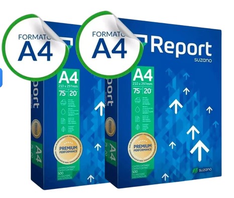 Pacote de Papel Sulfite Report Premium